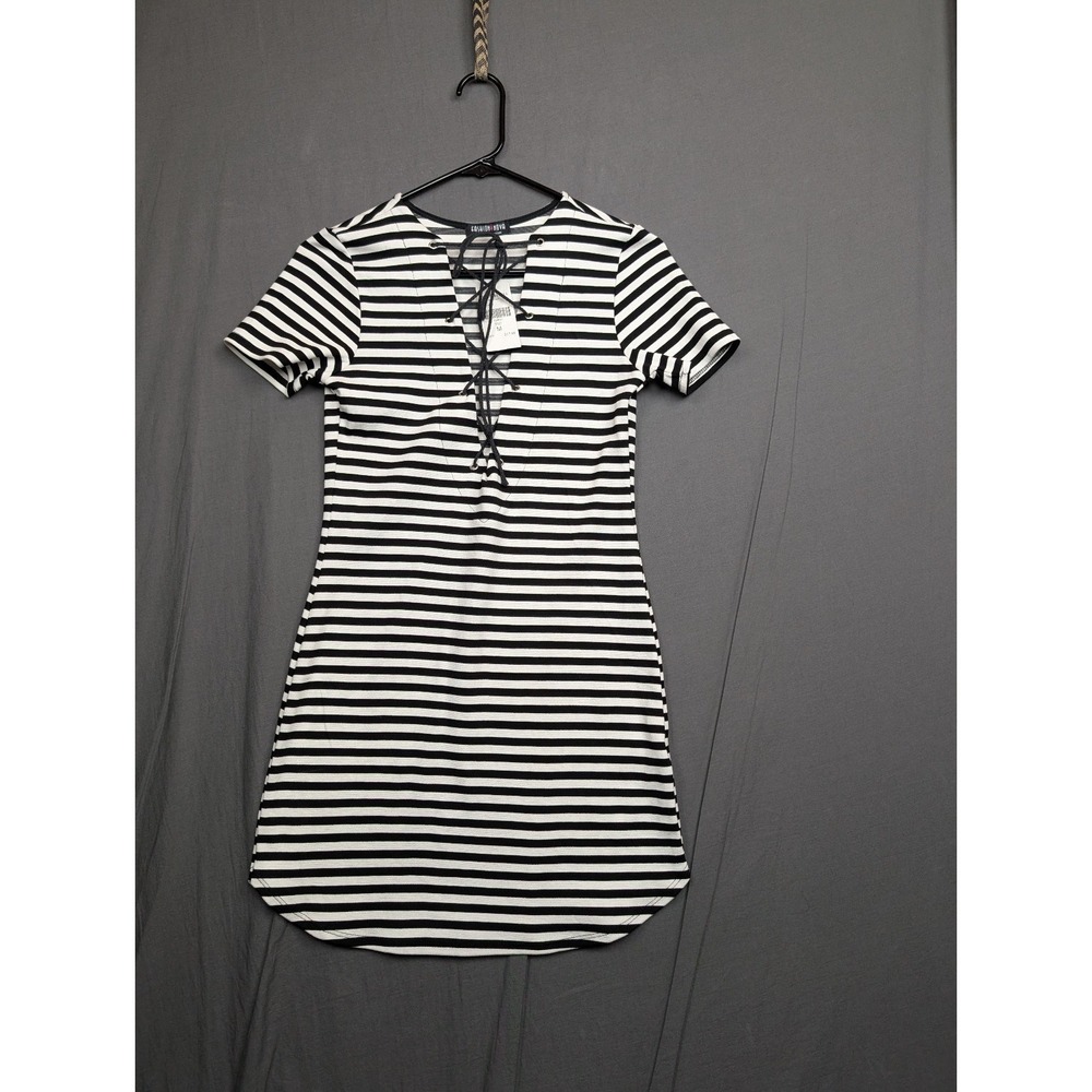 Fashion Nova Women's Stripe Dress Mini Size Medium